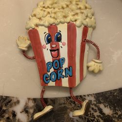 Kitschy Mr Popcorn Wall Display 