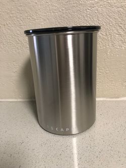 Airscape stainless steel coffee canister