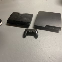 2 PS3s And 1 Controller 