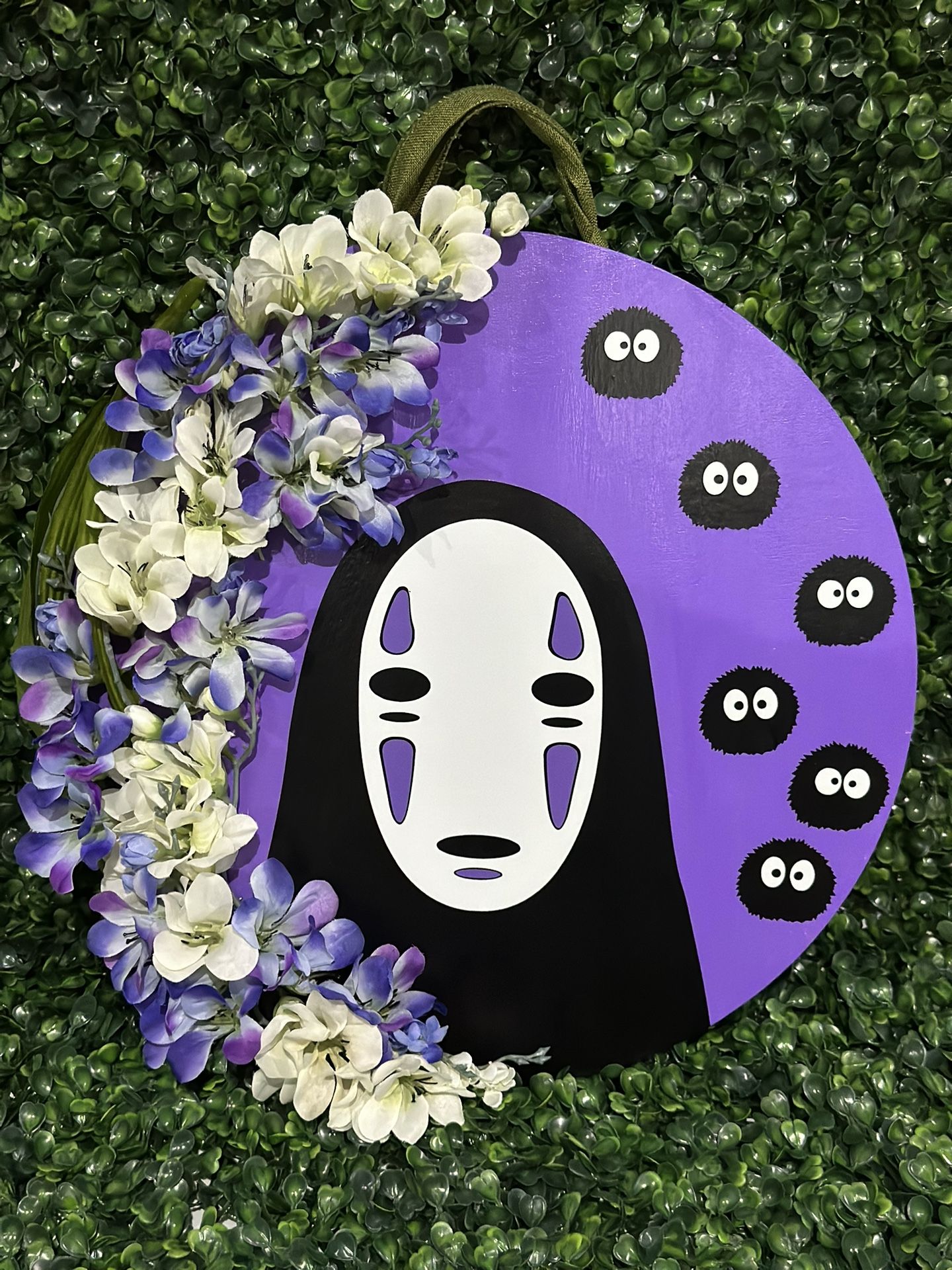 Anime Studio Ghibli No Face Decor Circle Wreath