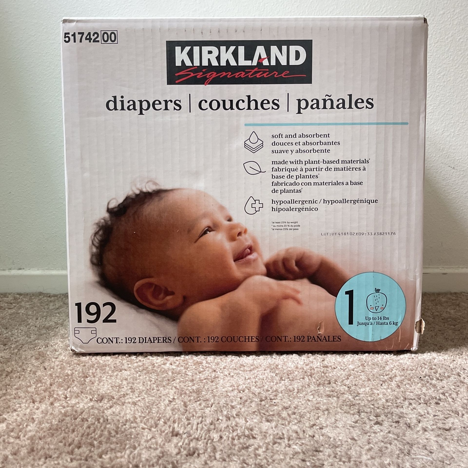 Kirkland Diapers 192 Count