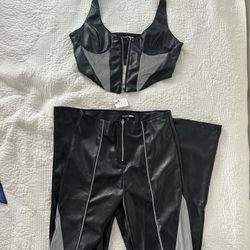 2 Piece Leather Matching Set