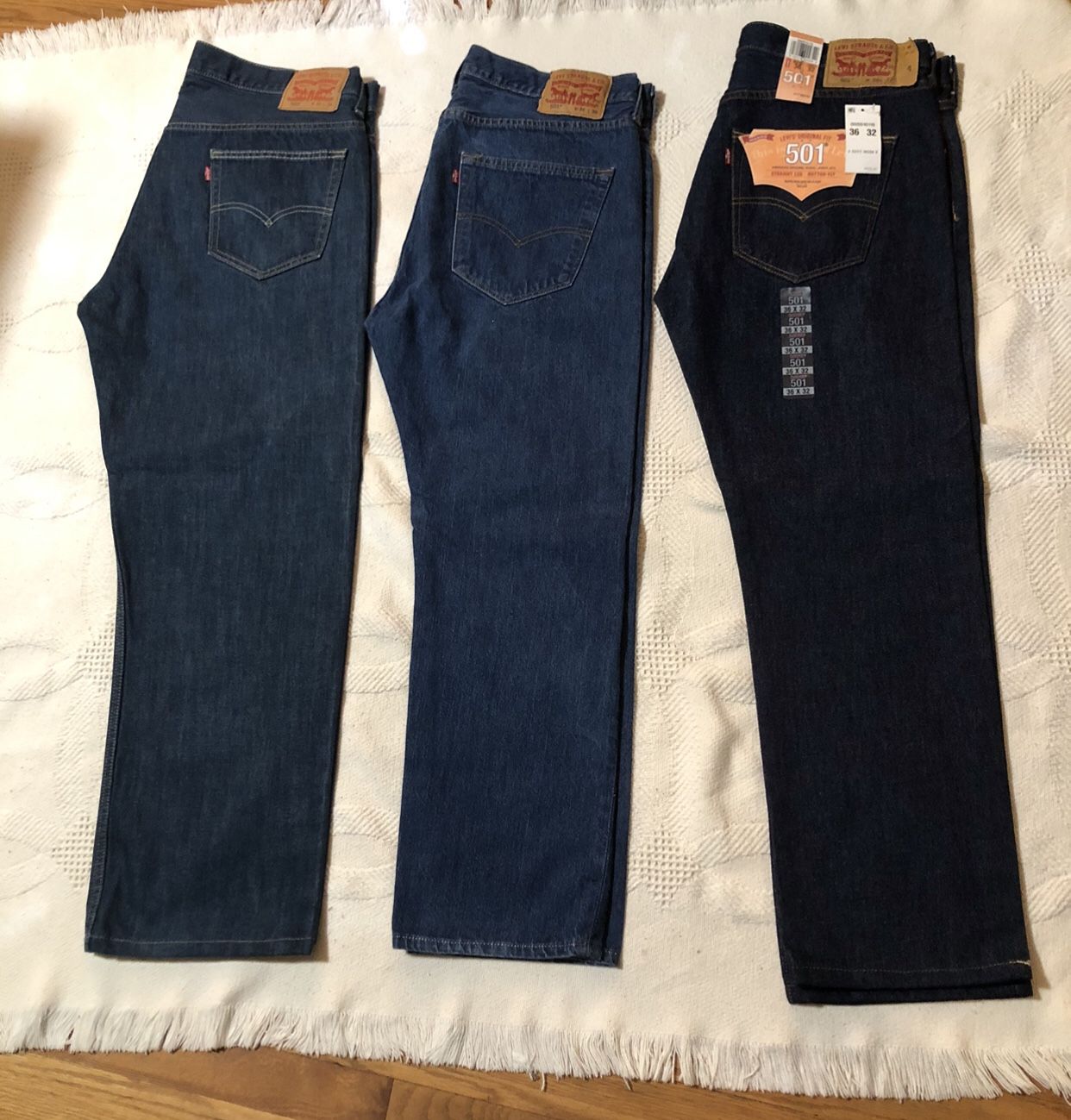 3 Men’s 501 Levi’s 36x30 $75