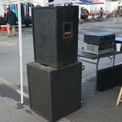 Dj Set Two Subwoofers 2 188EB  2 V 152 15 Inch 2 Crowns CE1000 And CE2000
