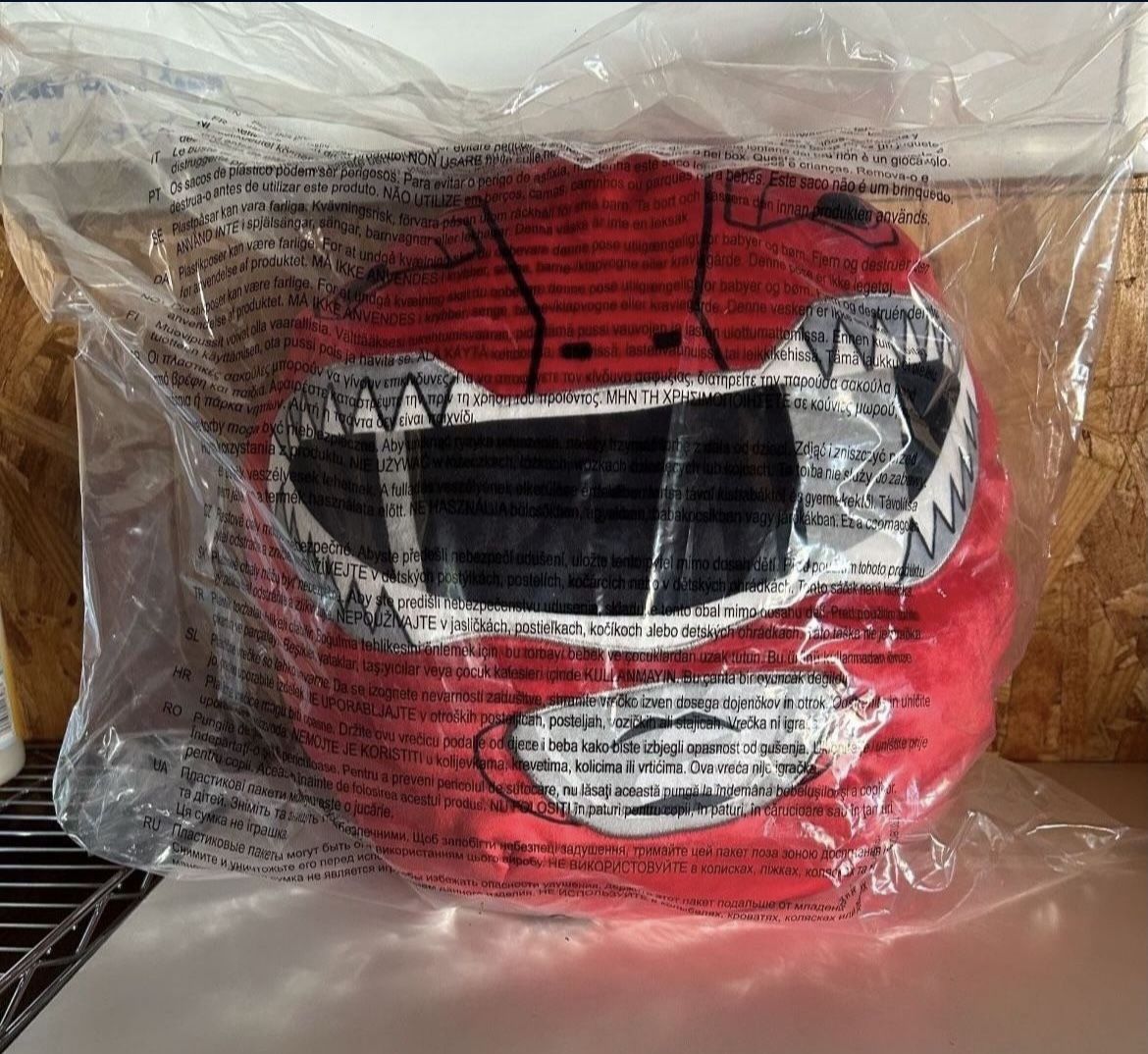 Mighty Morphin Power Ranger 15" Red Ranger Pillow Plush