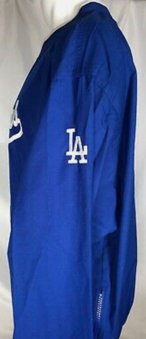 RARE Nike Los Angeles Dodgers Blue Pullover Windbreaker Jacket Men's  XL