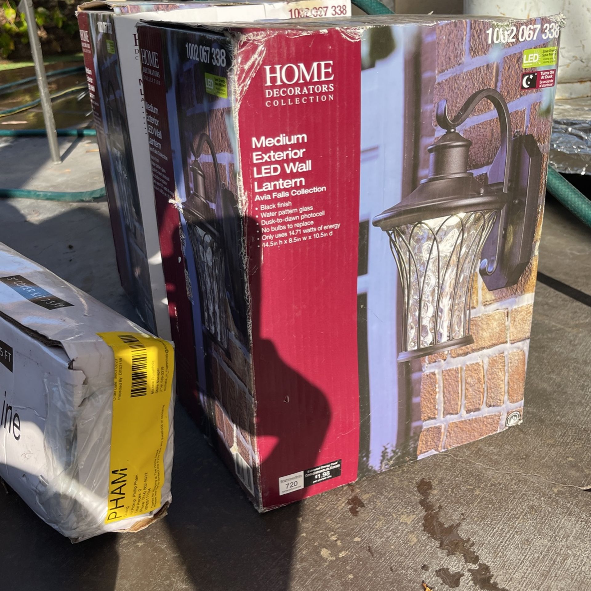 Home Decorator Collection Led Wall Lantern