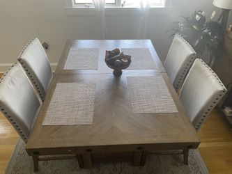 Dining Table And 6 Chairs (make An Offer)