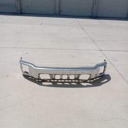 14 To 15 Front Bumper Gmc Sierra Chrome  ( Oem)