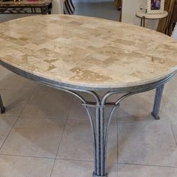 Marble Top Dinner Table
