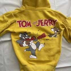 Yellow Nike Tom & Jerry Hoodie