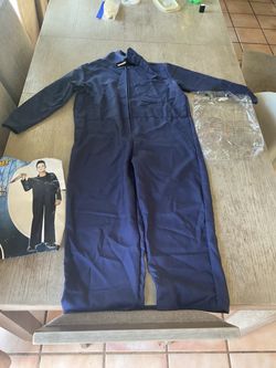 Kids Navy Blue Halloween Jumpsuit Costume size 12-14 teenagers