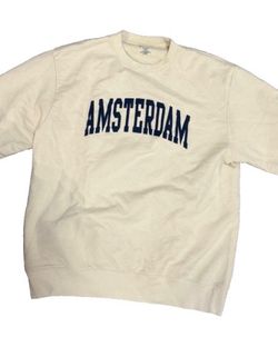 Brandy Melville John Galt OS Amsterdam Graphic Crewneck Sweatshirt
