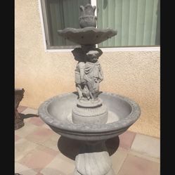 New Water Fountain Made Out Of Cement Special Price 