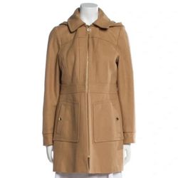 MK Wool Blend Coat With Detachable Hood XXL