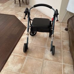 Rolling Walker With Seat And storage