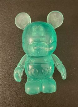 2009 DISNEYLAND VINYLMATION 3" CLEAR SERIES LIGHT GREEN COLLECTIBLE
