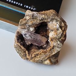Geode With Large Crystal 