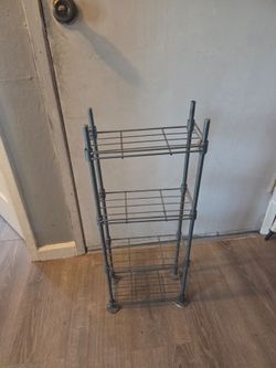 Small metal shelf