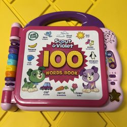 LeapFrog Scout and Violet 100 Words Book, Purple