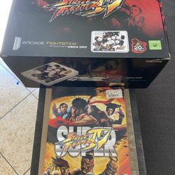 Street Fighter 4 Arcade Controller & Book