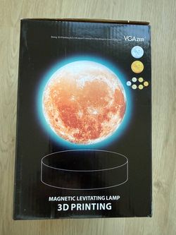3D Printed Magnetic Levitating Lamp – Unique Floating Light