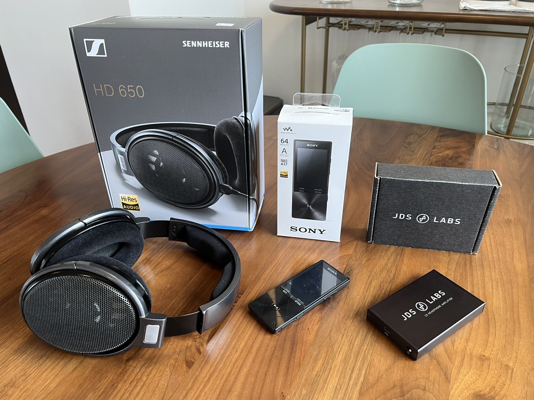 Complete Sennheiser HD650 Headphone Setup