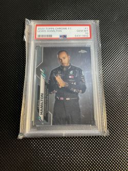 2020 Lewis Hamilton Topps Chrome PSA 10