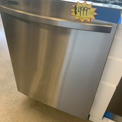 Samsung  24” Dishwasher Stainless Steel  4 Months Warranty .