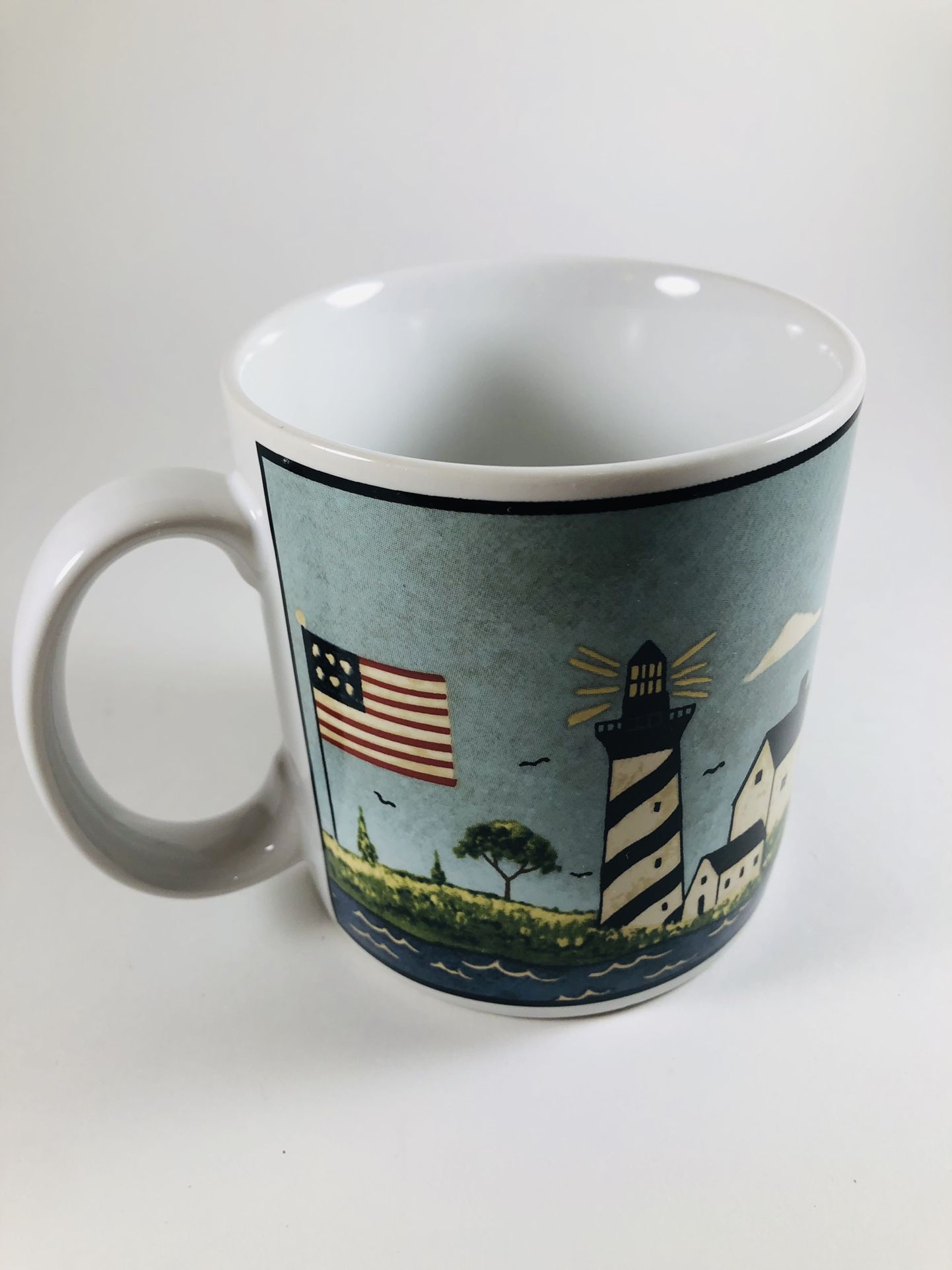 Vintage “Coastal Breeze” Coffee Mugs By Warren Kimble