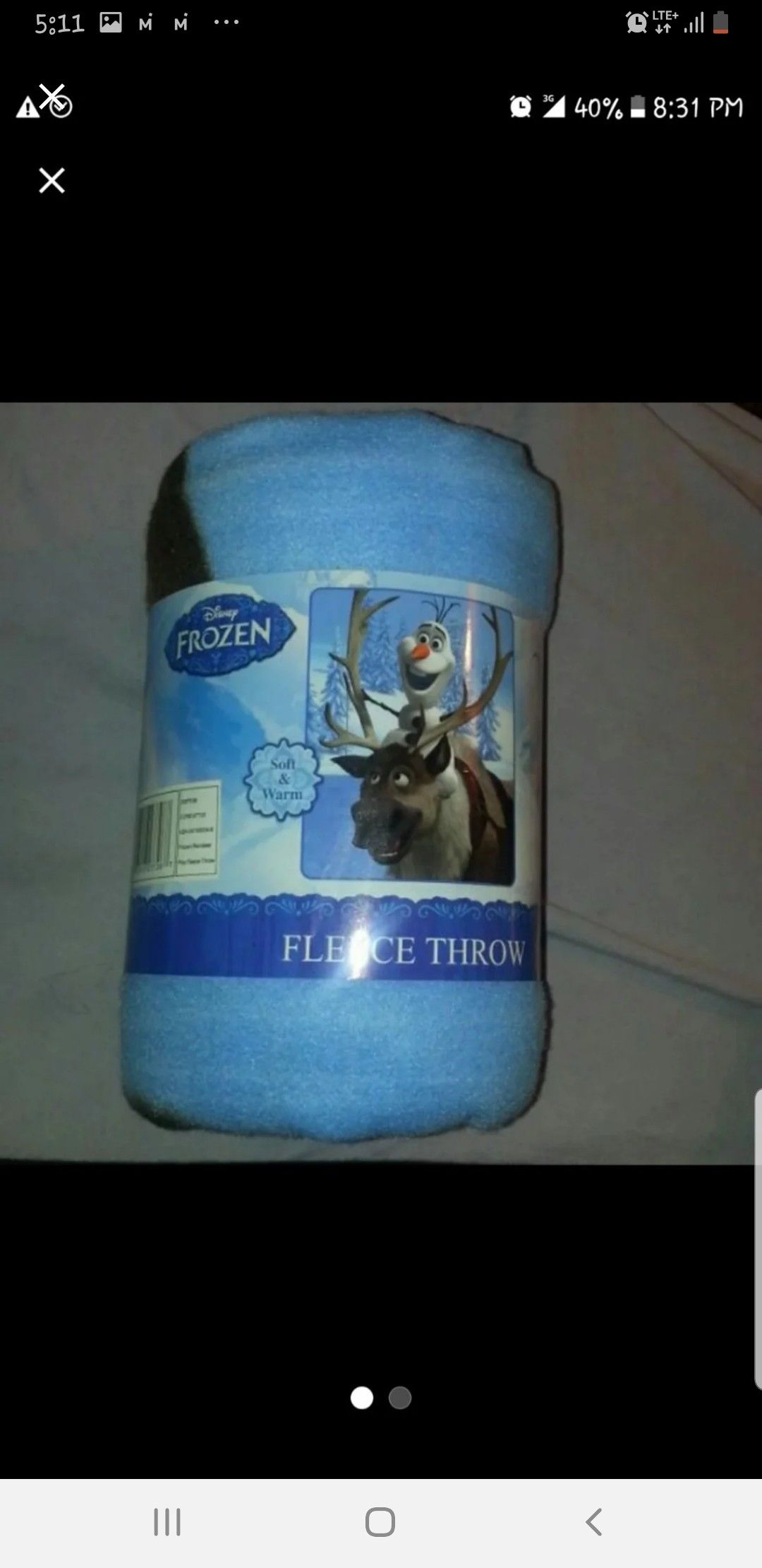 Olaf blanket