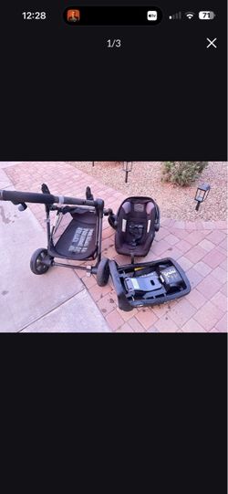 Baby Car Seat w/ base and stroller