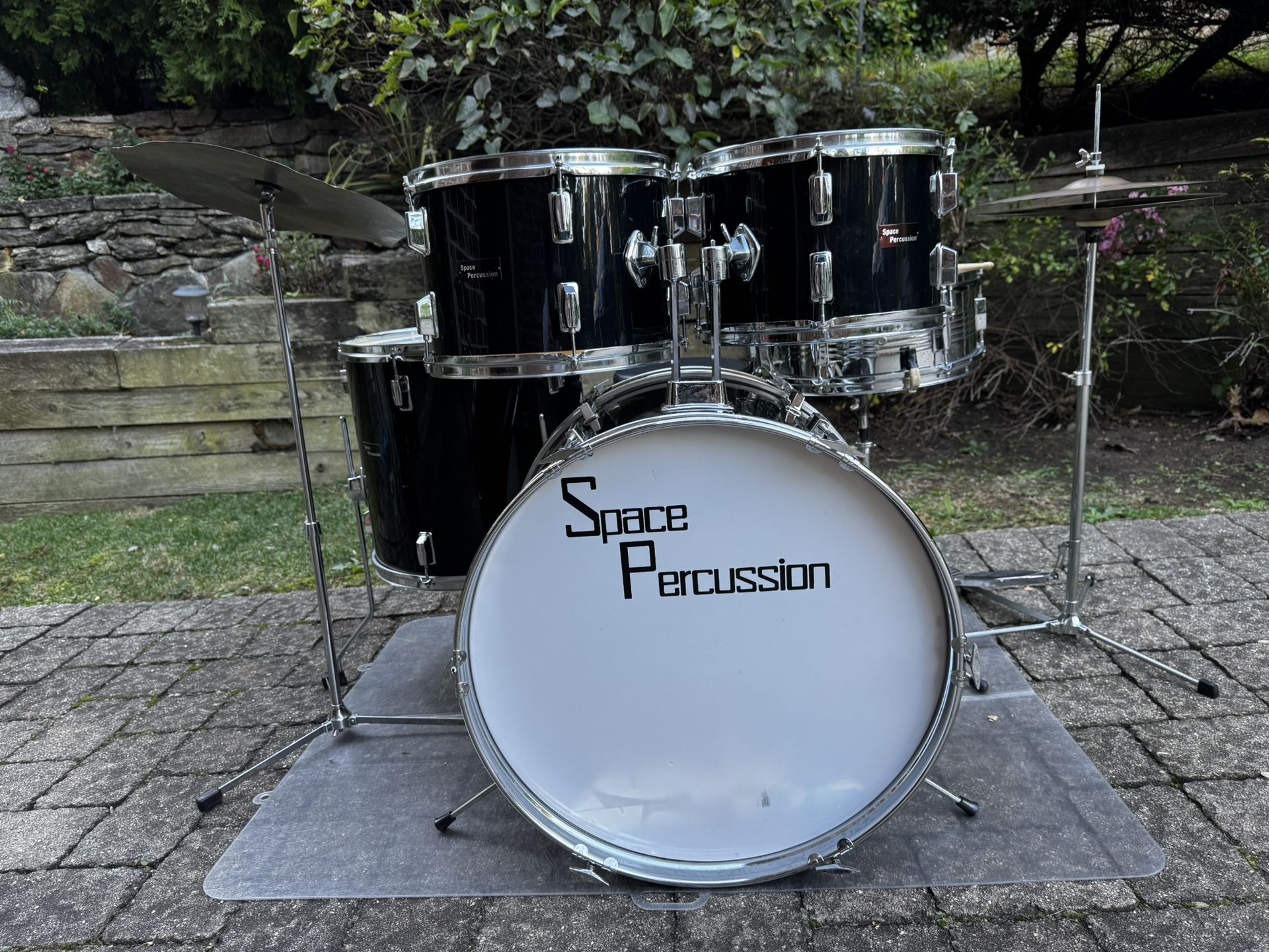 Vintage 1970s Space Percussion Drum Kit