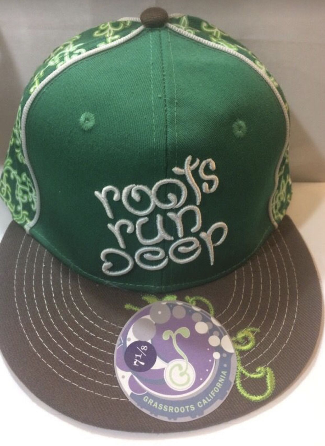 Grass Roots Run Deep Fitted Hats All Sizes