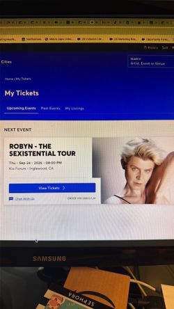 Robyn Floor Ticket for Sale