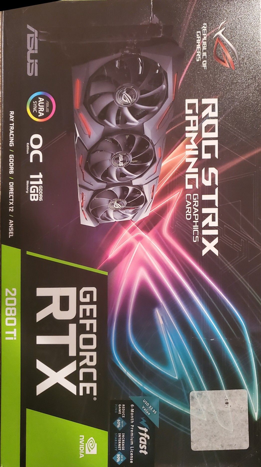 Box only asus 2080ti strix