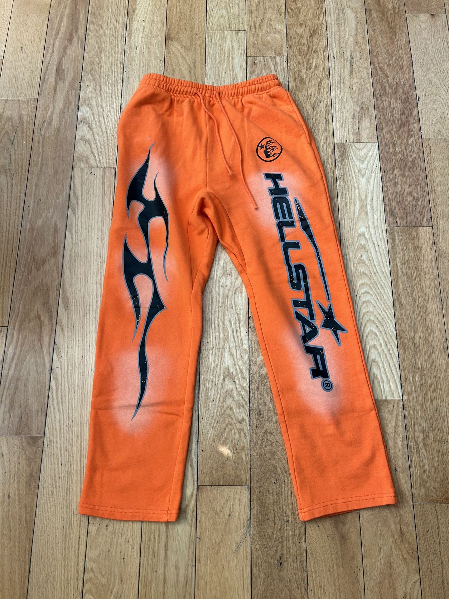 Fire Orange Hellstar Sweatpants