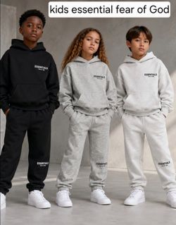 KIDS ESSENTIAL FEAR OF GOD SET ALL SIZES AVAILABLE