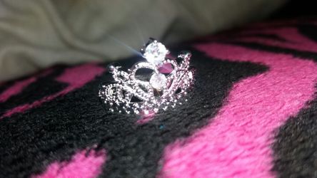 Princess Crown Sterling Silver Ring