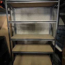 Boltless Industrial Shelving. W - 48” D - 18” H - 72” $125 Price is Firm