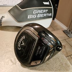 LIKE NEW! CALLAWAY GREAT BIG BERTHA GOLF CLUB DRIVER 