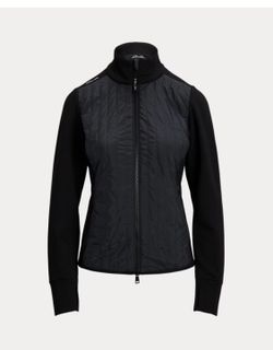 Brand new Ralph Lauren RLX Quilted-Panel Zip Jacket Large 