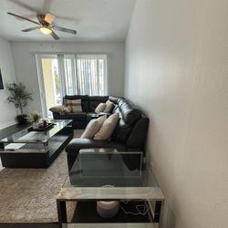 Living Room Set (couch, Table, & Side Table)