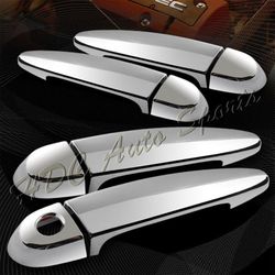 For 2006-2011 BMW E90 3-SERIES 4DR Mirror Chrome Door Handle Cover Cap Trim Kit -(2-DHC-1056