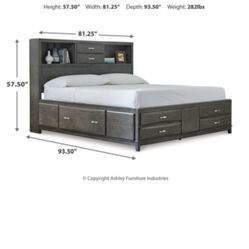 Queen Storage Bed Frame And Bed 