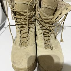 Danner Army Kinetic 8" Tan 28055 Men's 13 Boots - Good Used Condition Tactical