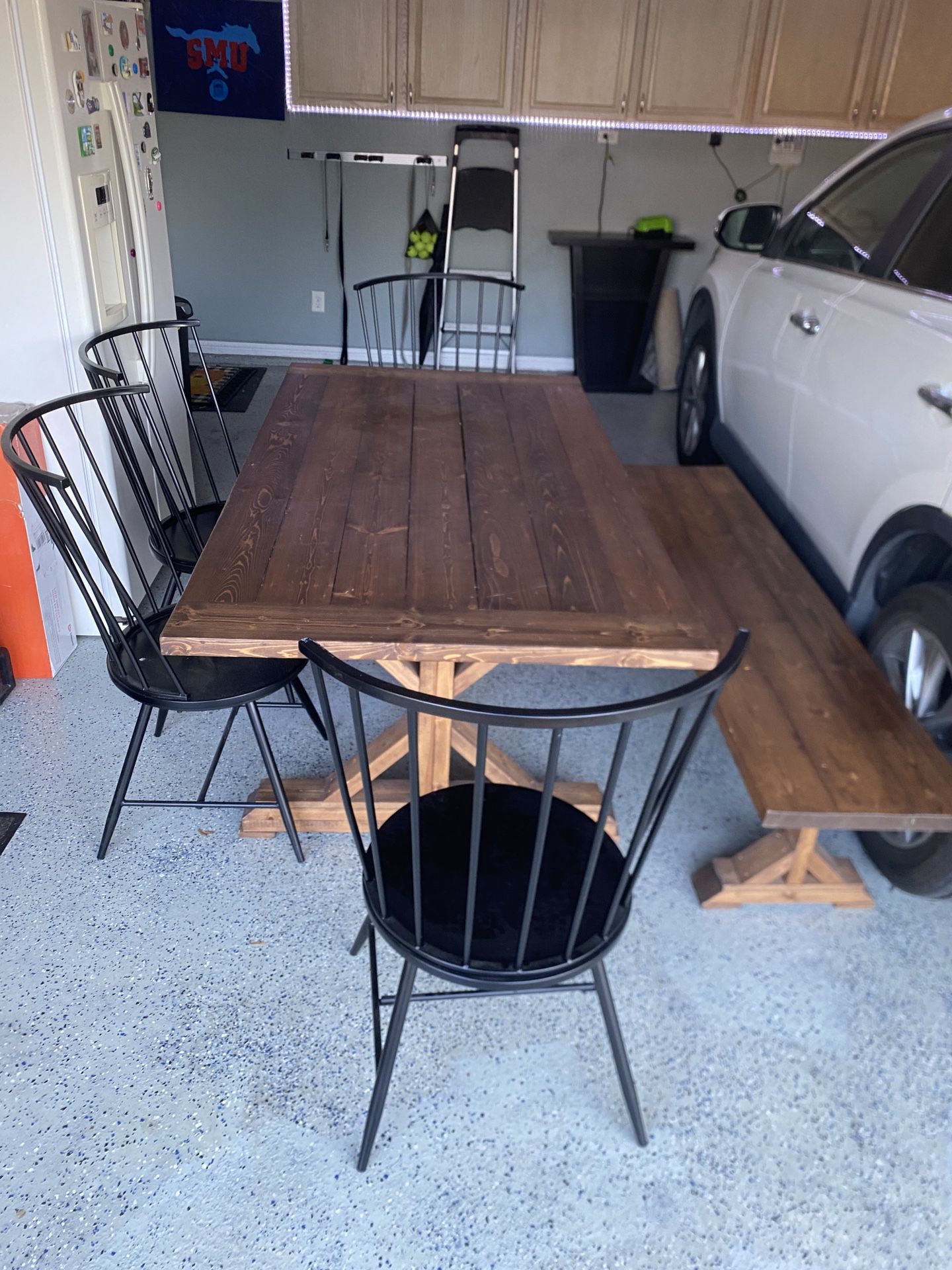 Kitchen Table With Bench And Chairs
