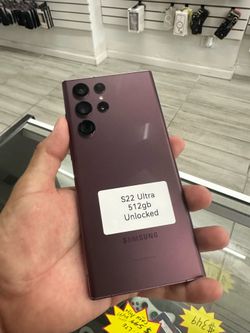 S22 ultra, 512gb . Cash or $50 down w approval