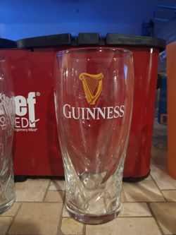 6 Guinness Glasses