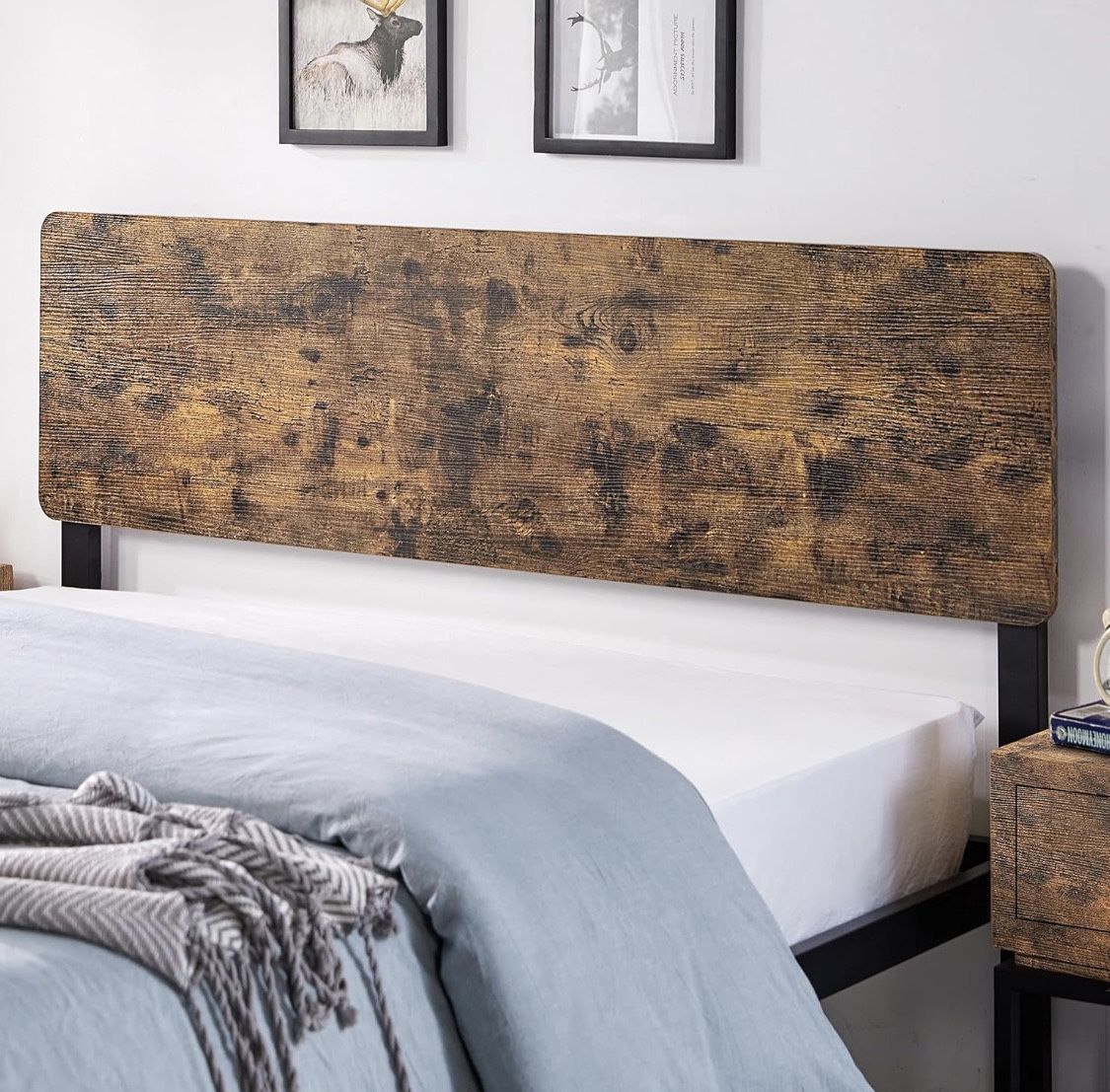 Yaheetech Bed Frame With 10 Inch Gel Memory Foam Mattress